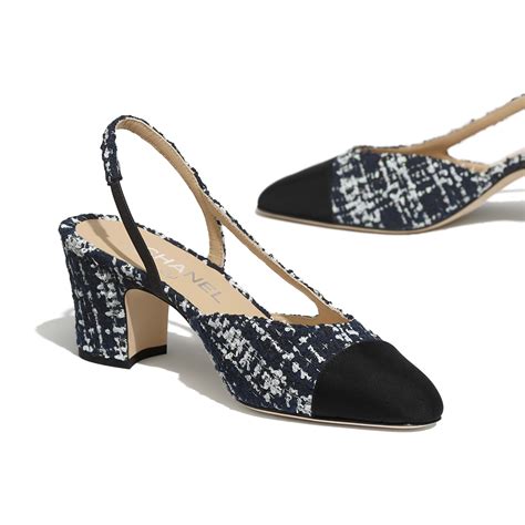 chanel slingback tweed|Chanel slingback price euro.